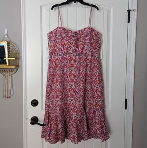 NWT J.Crew minimalist Floral print Midi Dress